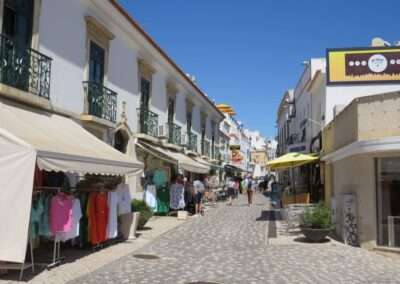 Albufeira old town shops