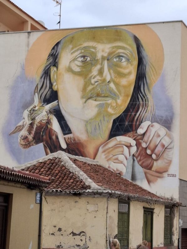 Straßenkunst in Puerto de la cruz, Teneriffa