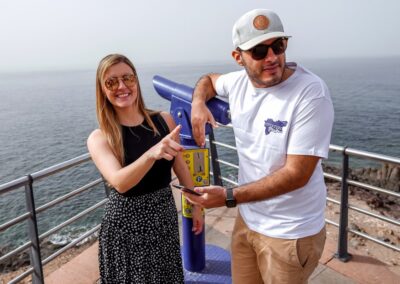 Costa adeje front de mer extérieur escape room télescope