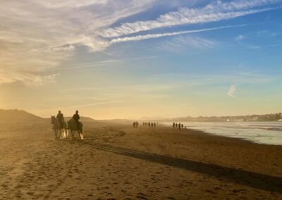 Het strand van Santander