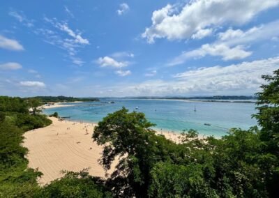 Uitzicht op het strand van Santander