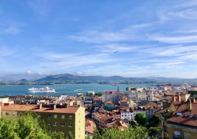 Horizonte da cidade de Santander