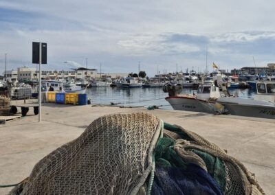 Filets de pêche de Santa Pola
